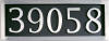 Address Plaque - 5 Satin Aluminum Numbers address plaque, address marker, home signs, number signs